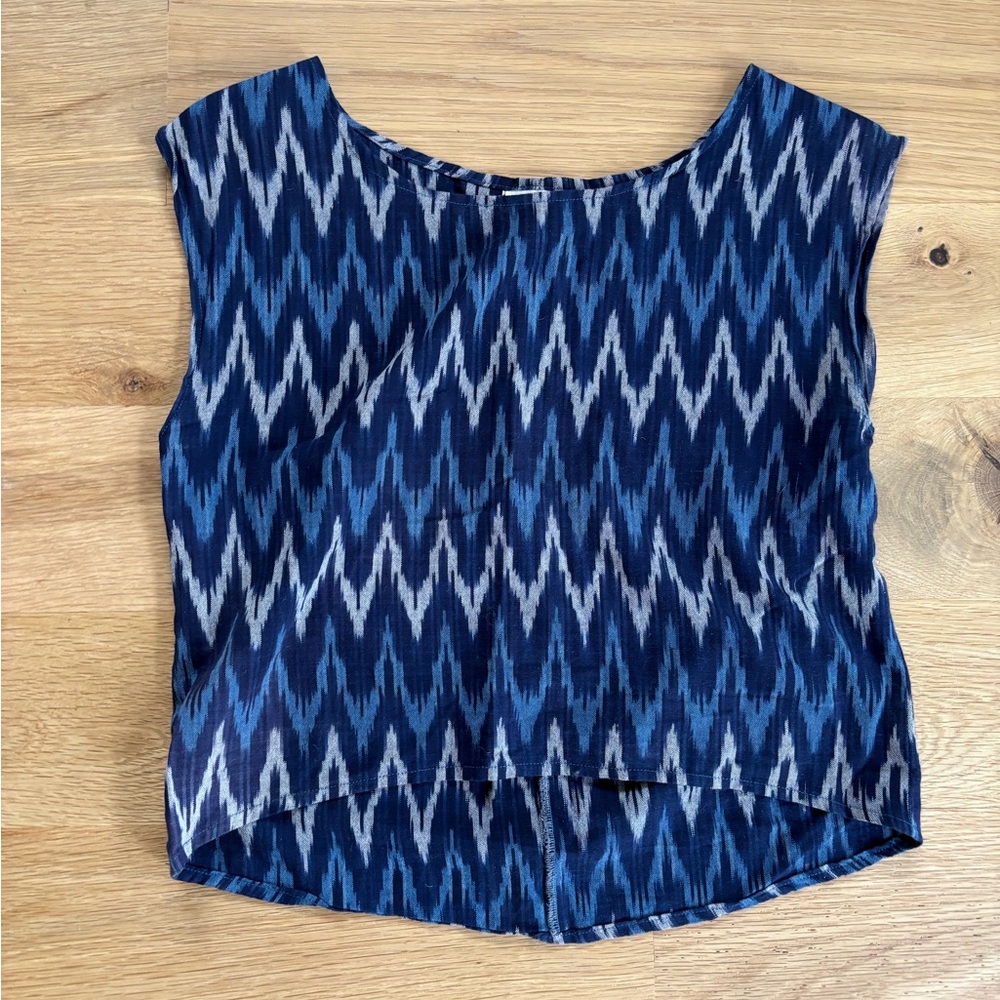 Holly Stalder top indigo